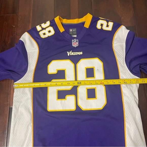 Adrian Peterson #28 Minnesota Vikings Jersey Nike On Field Purple Large NFL - Picture 6 of 9